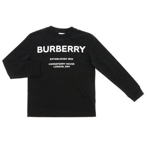 burberry motif t shirt|Burberry t shirt long sleeve.